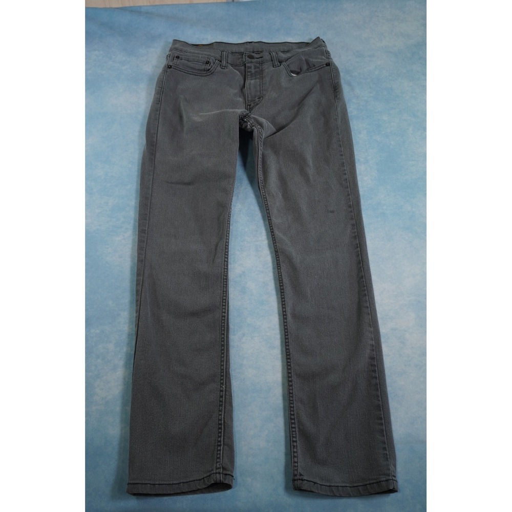 Levis 511 Slim Fit Jeans Mens 32x32 Gray WaterLess Stretch Denim Pants